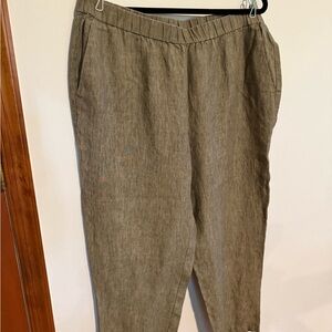 Eileen Fisher Women's Ankle Pants in Olive